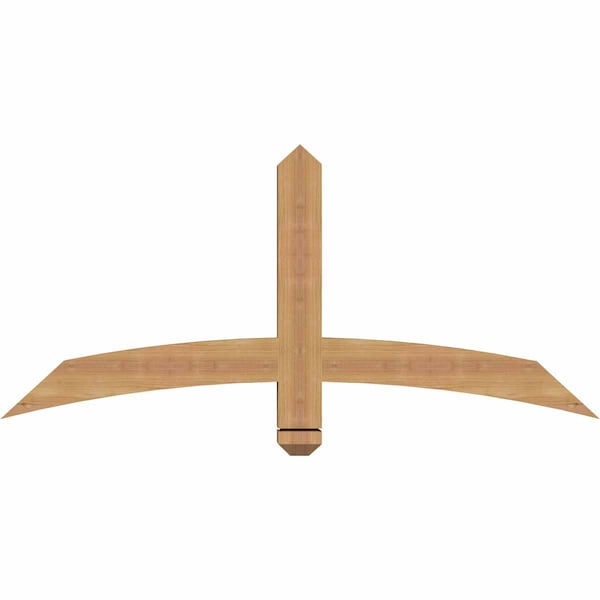 Ekena Millwork Bellingham Timber Gable Bracket, Western Red Cedar, 48"W x 22"H x 3 1/2"D x 3 1/2"F, 11/12 Pitch GBW048X22X0404BEL00SWR - main